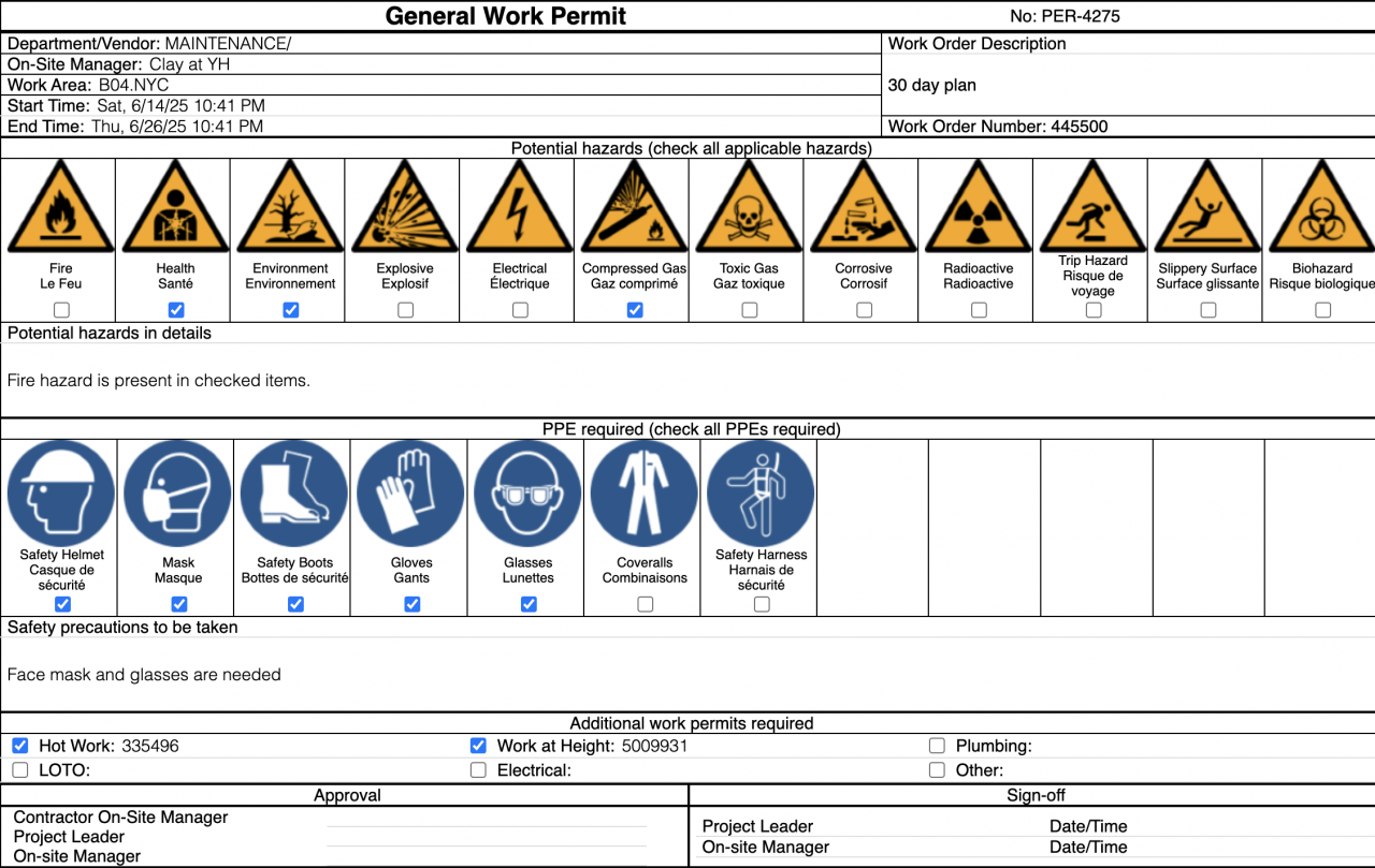 New Feature: General Work Permit Form Digitization