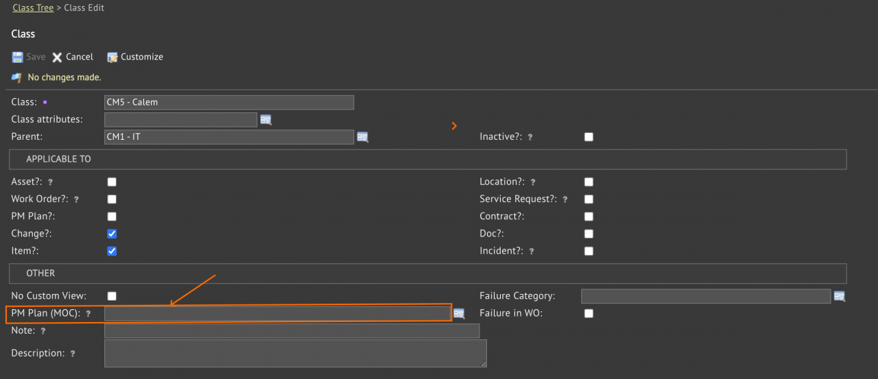 New Feature: Process Steps for Changes (MOC)